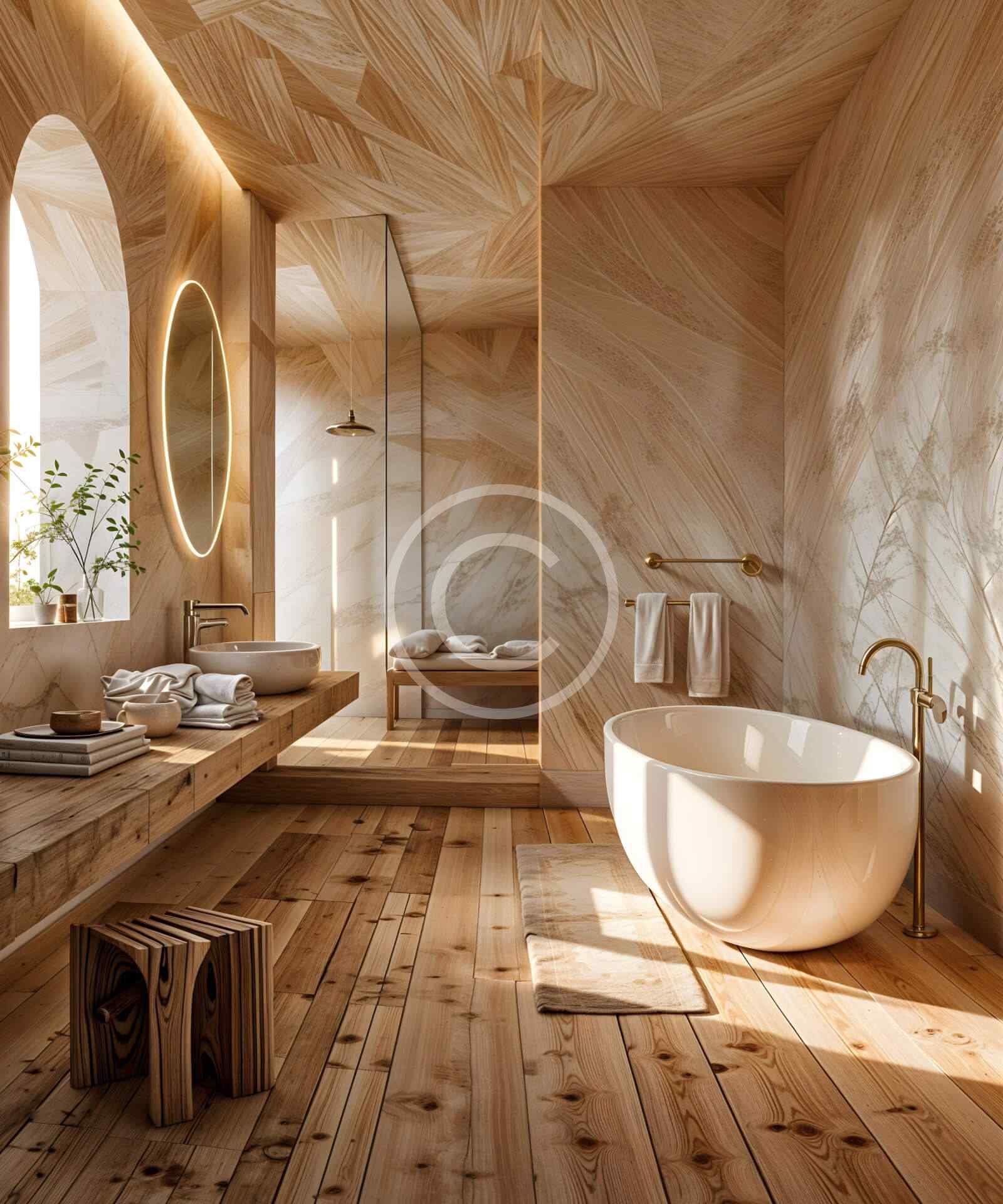 Bright bathroom